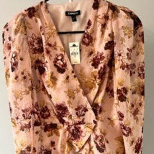 Floral V-Neck Long Sleeve